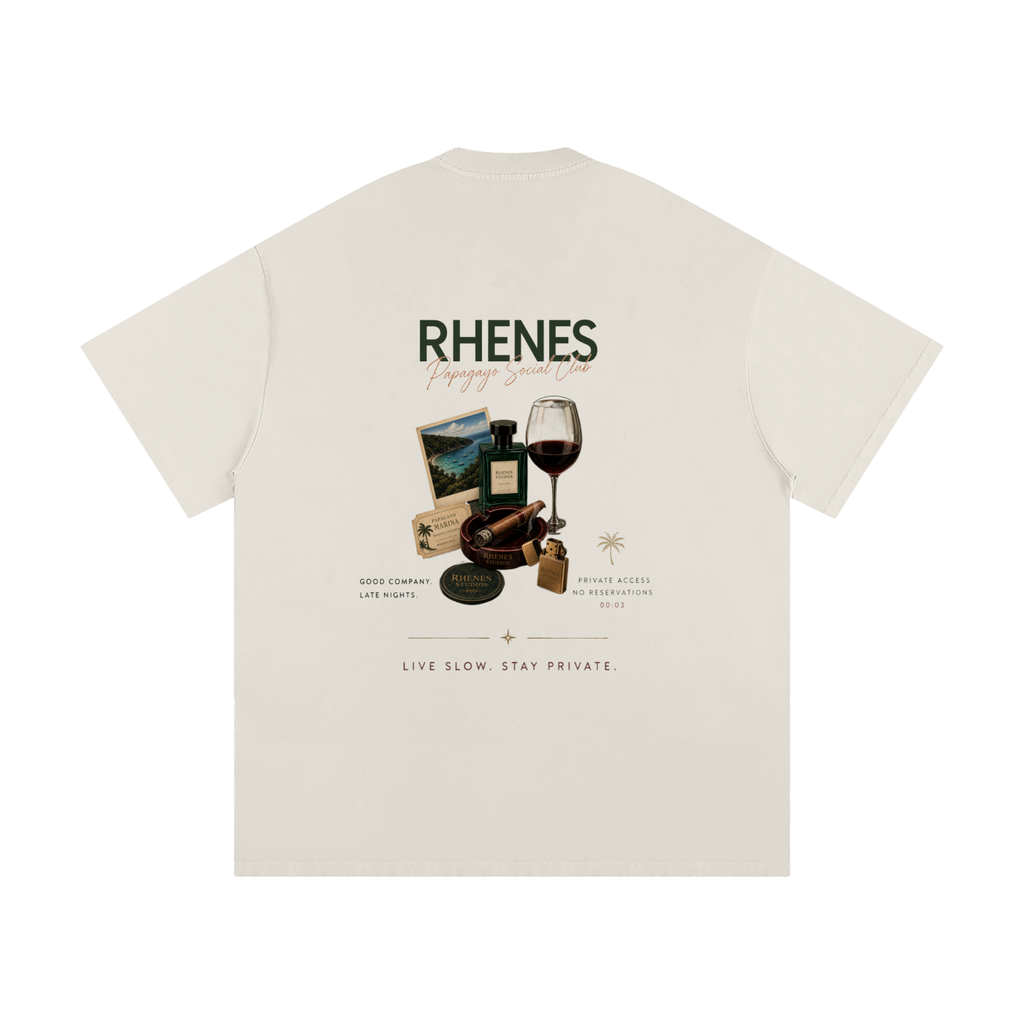 Heavyweight T-Shirt Live Slow Stay Private