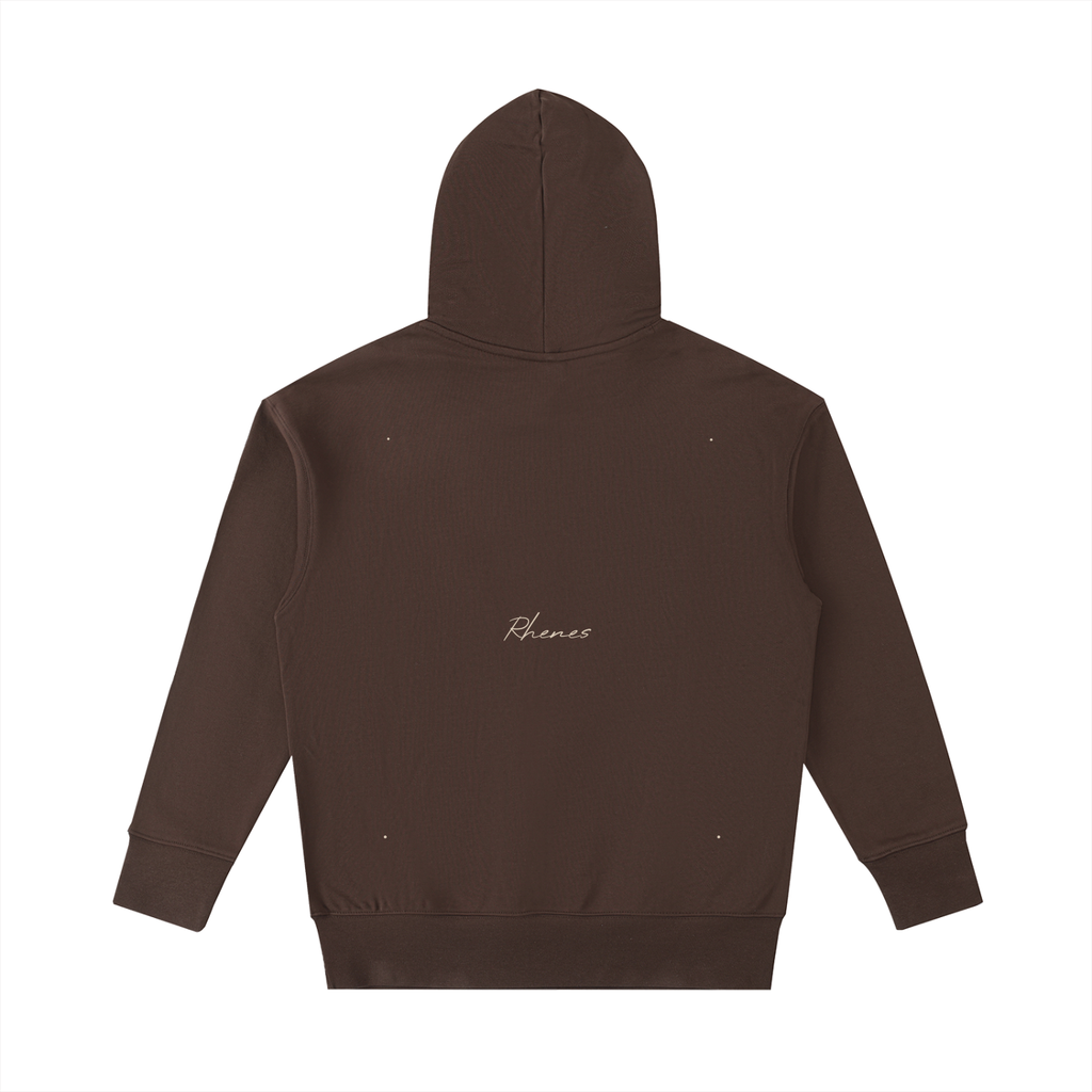 Heavyweight Basic Brown Hoodie