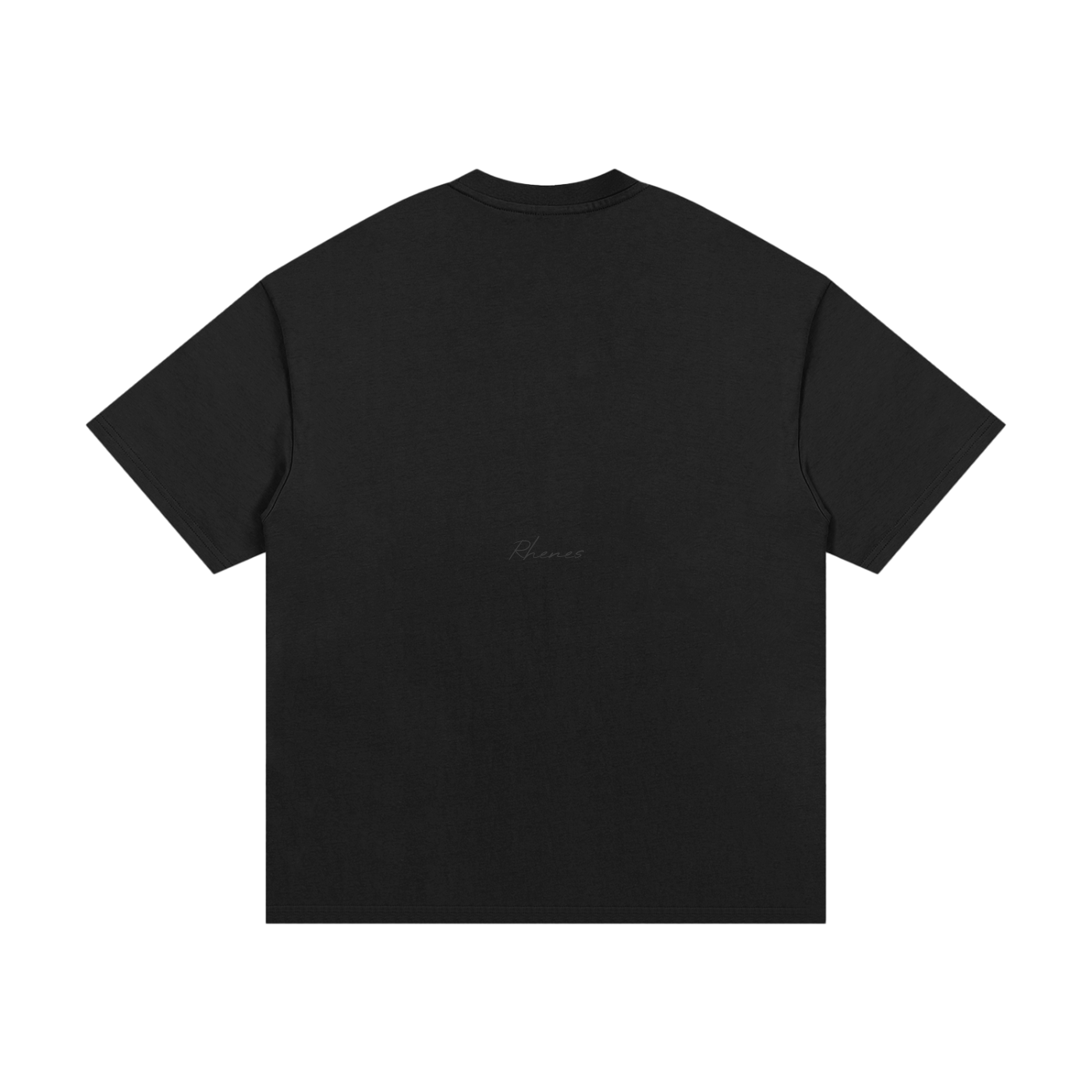 Heavyweight Basic Oversized Black T-Shirt