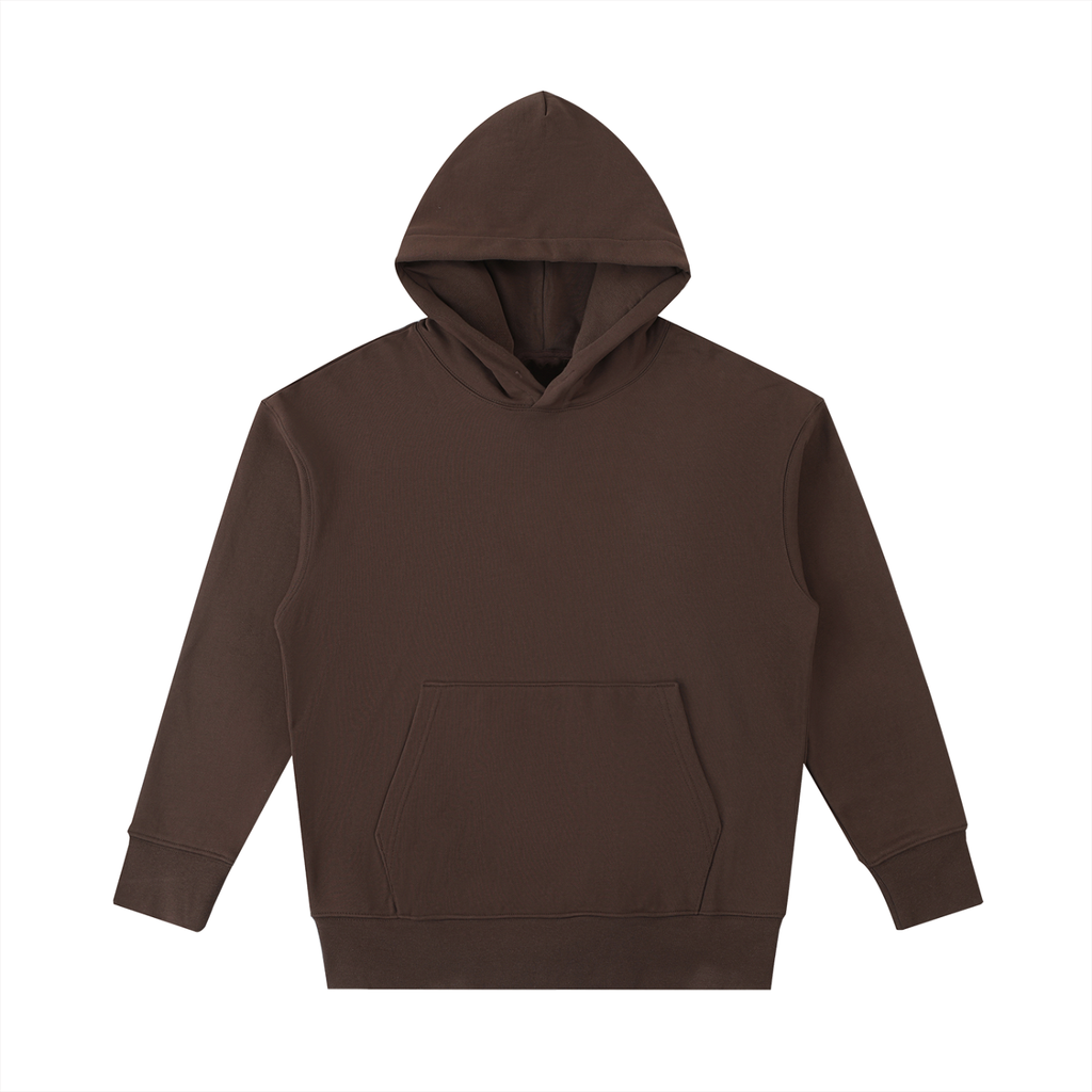 Heavyweight Basic Brown Hoodie