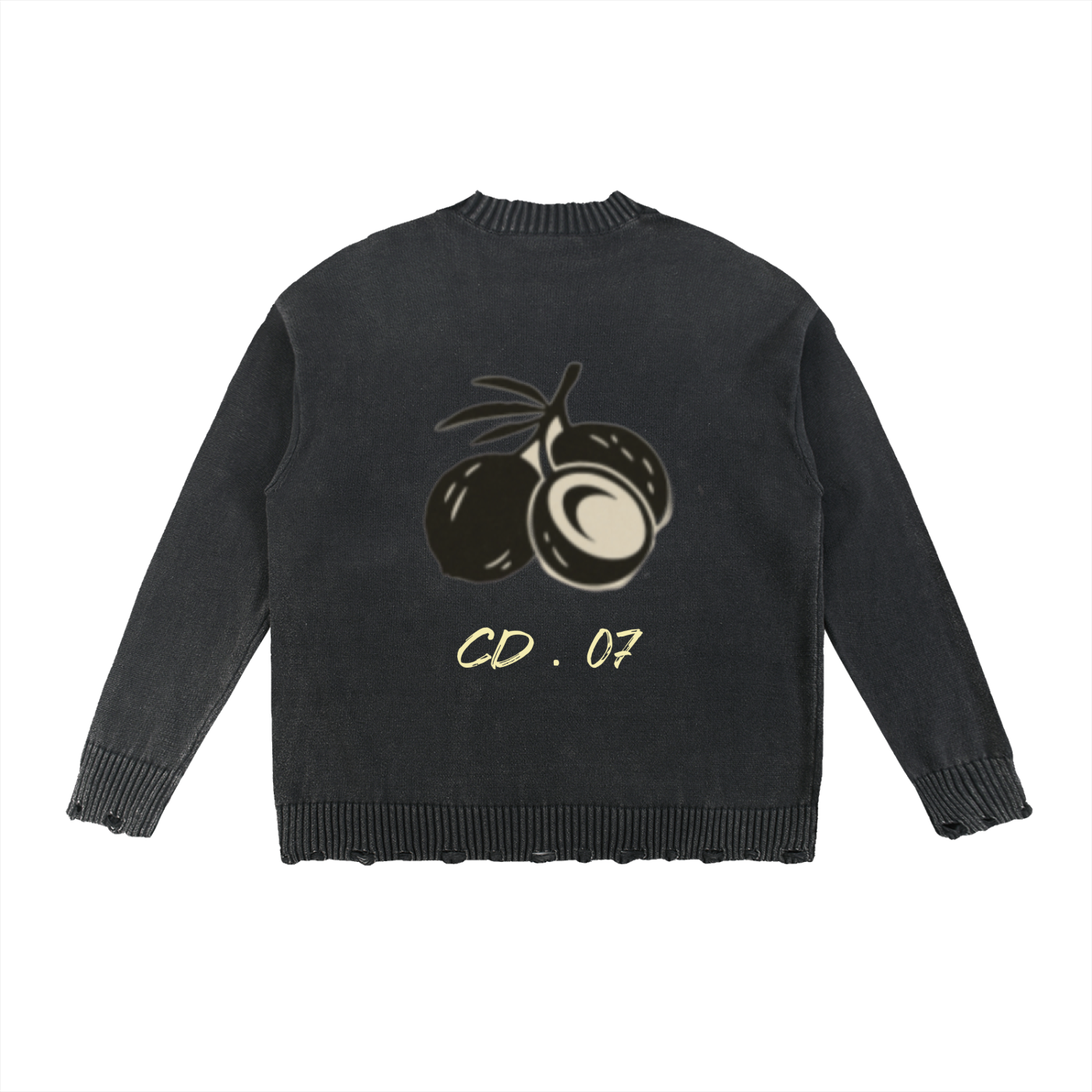 Vintage Knitted Sweater- Caribbean Division CD.07