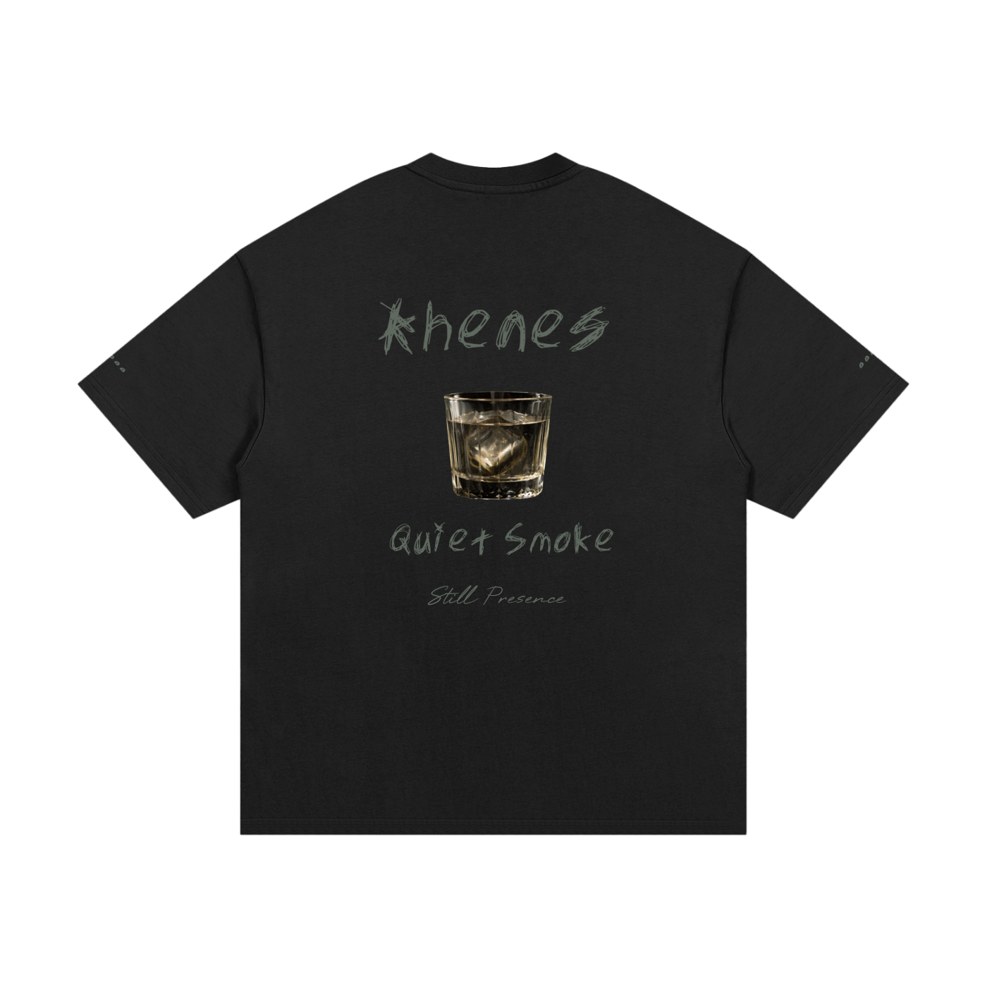 Heavyweight T-Shirt- Quiet Smoke Still Presence