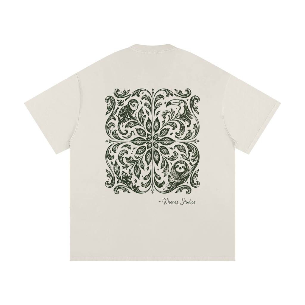 Heavyweight Loose Fit T-Shirt Fauna Tile