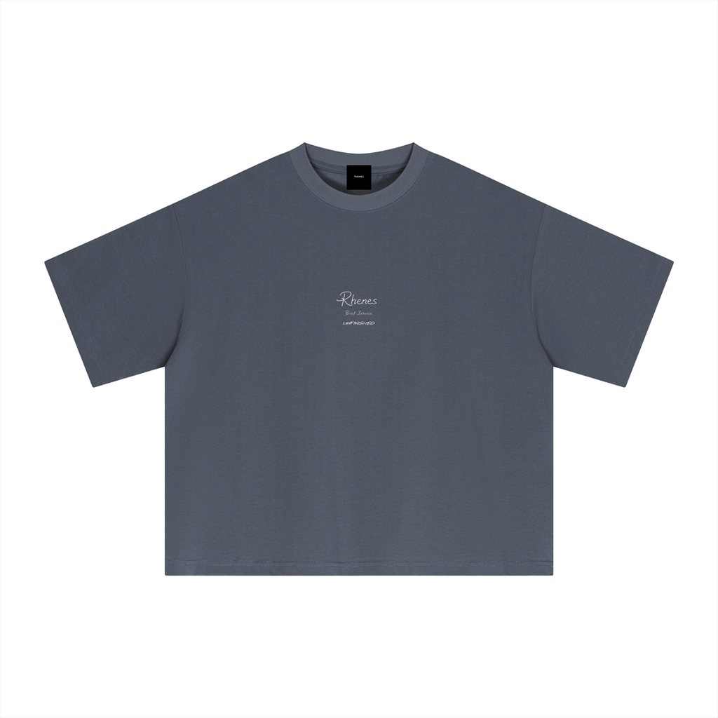 Unsaid Series Boxy T-Shirt- Rhenes Studio-Brief But Loved