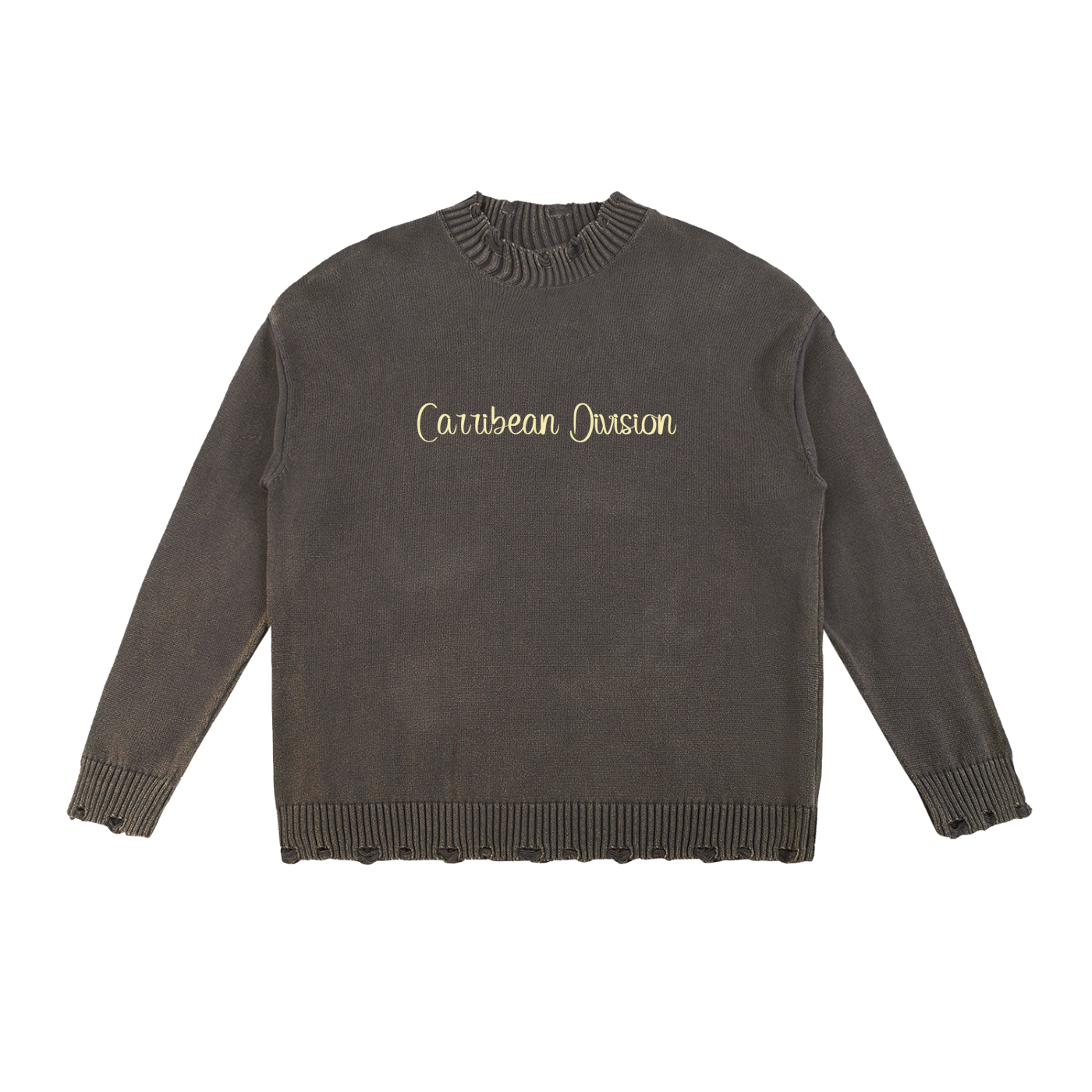 Vintage Knitted Sweater- Caribbean Division CD.07
