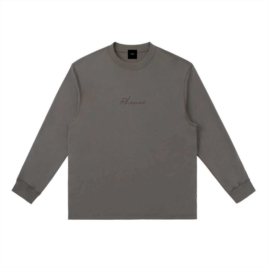 Crewneck Long-Sleeve T-Shirt- Clear Vision Cold Mind