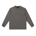 Crewneck Long-Sleeve T-Shirt- Clear Vision Cold Mind