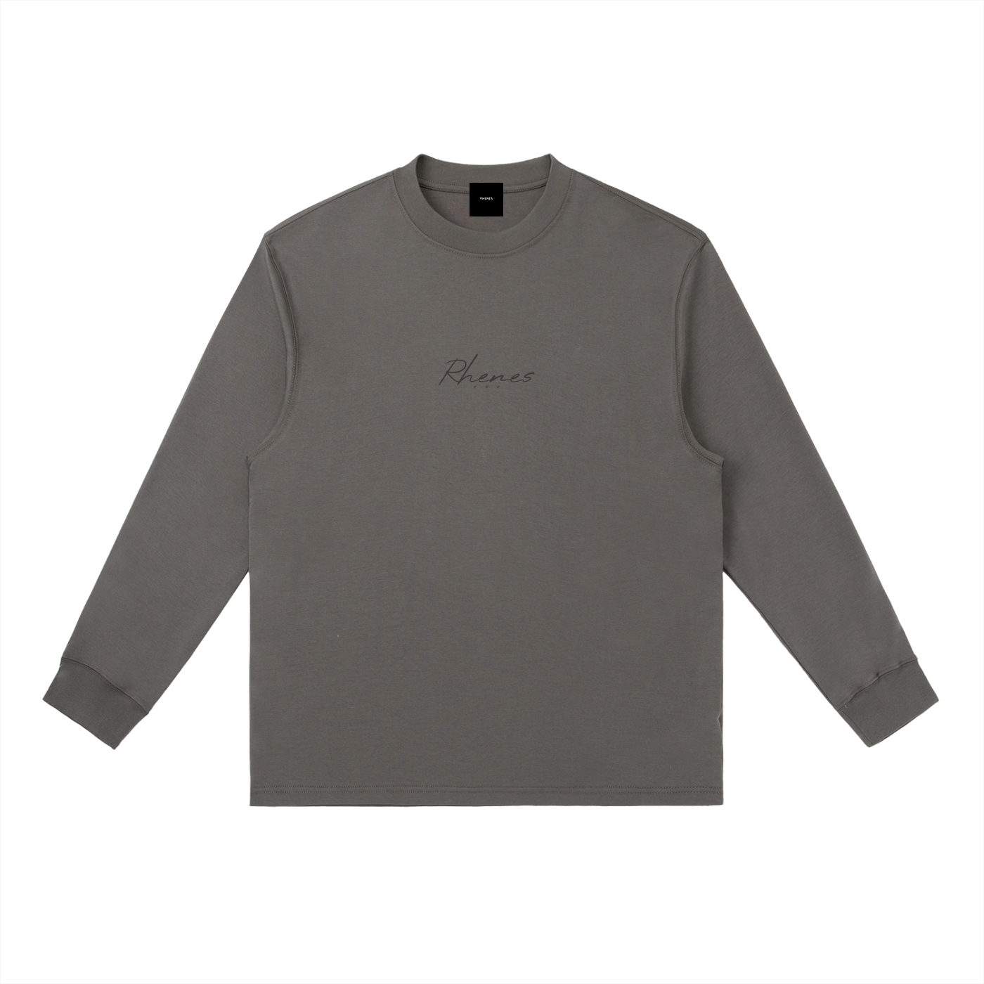 Crewneck Long-Sleeve T-Shirt- Clear Vision Cold Mind