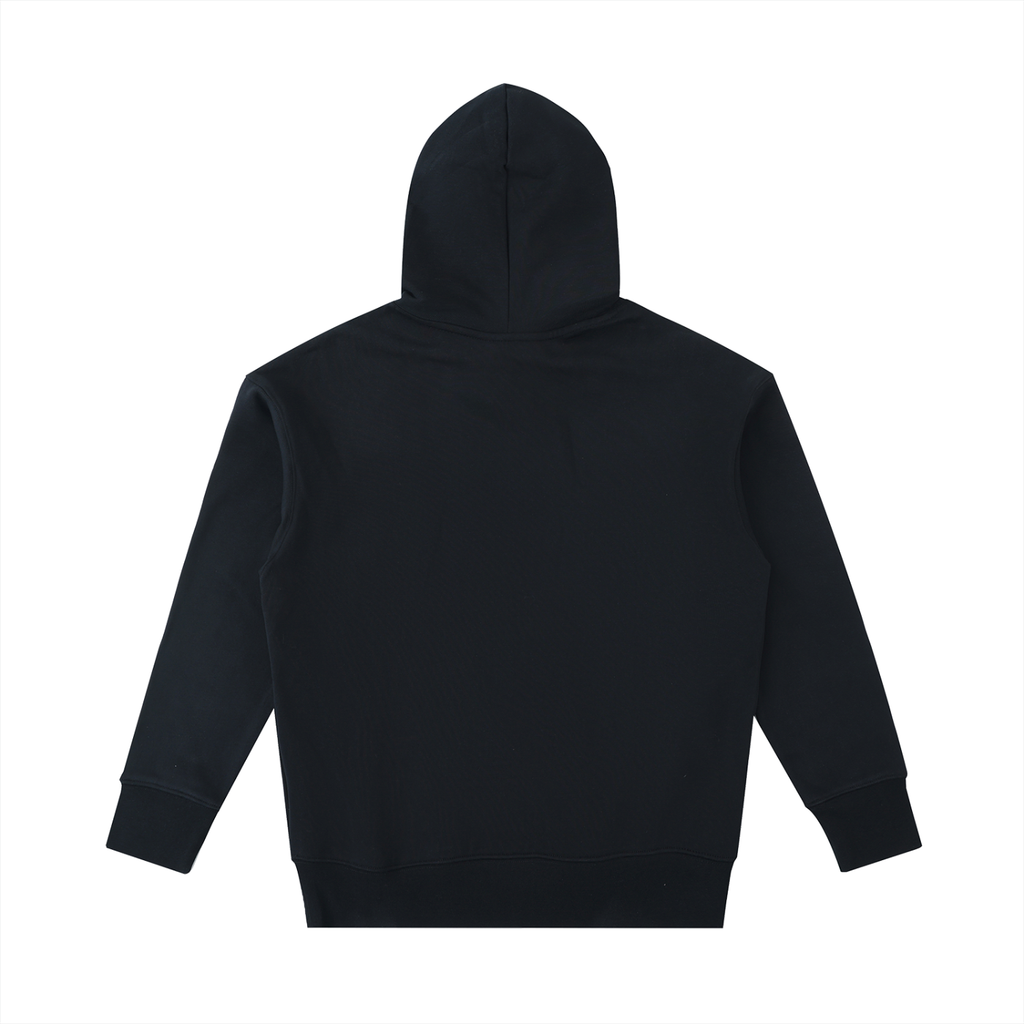 Heavyweight Black Basic Hoodie
