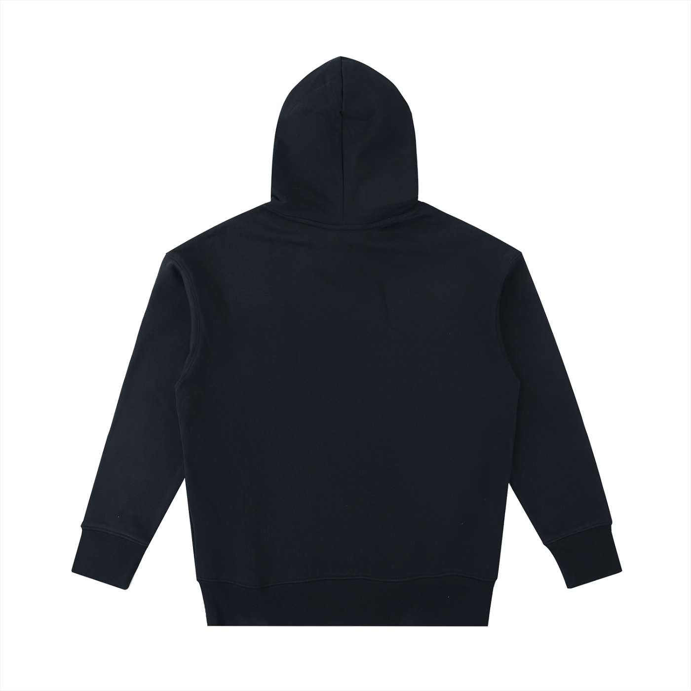 Heavyweight Black Basic Hoodie