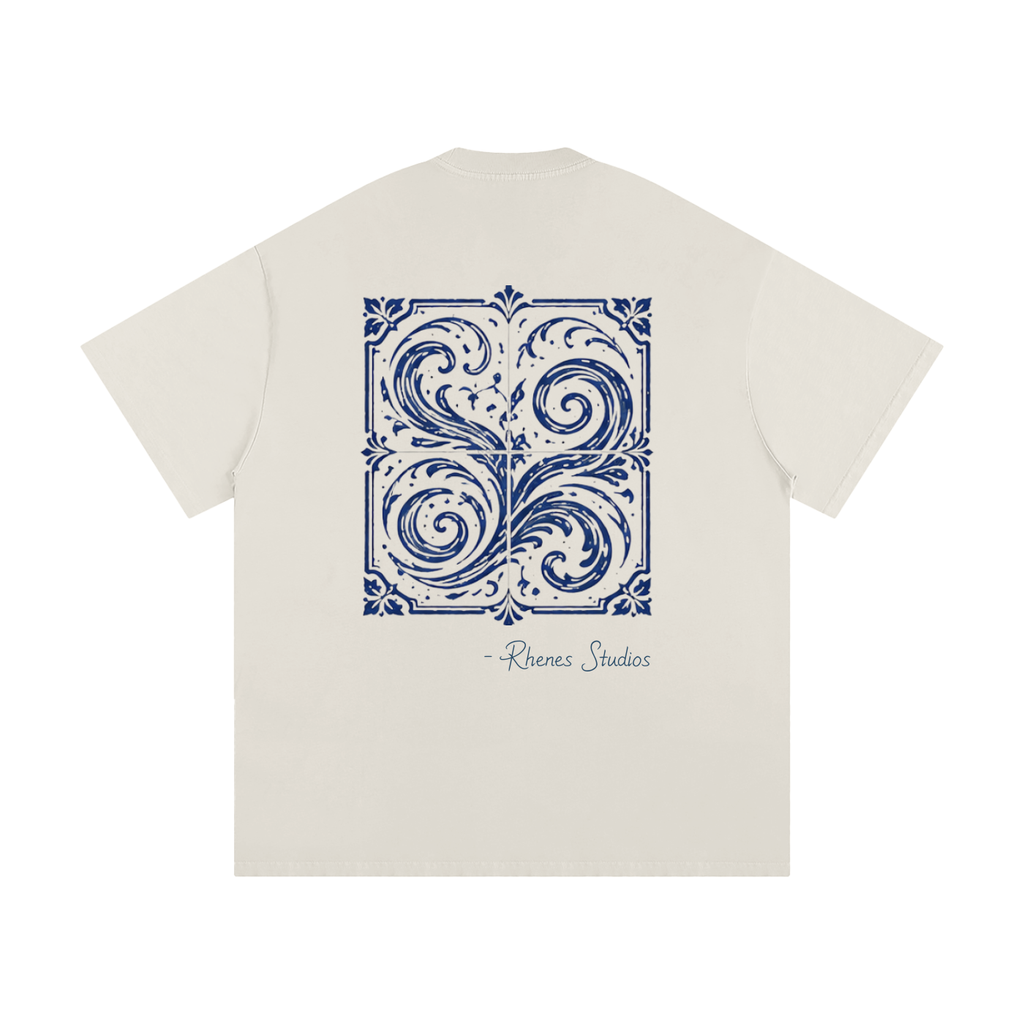 Heavyweight Loose Fit T-Shirt Wave Tile